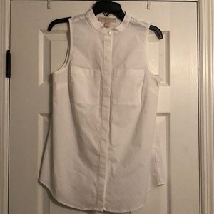Sleeveless Michael Kors Button Up Top